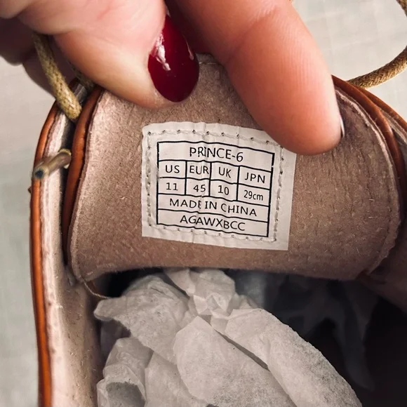 Brand NEW Bruno Marc PRINCE-6 Cognac Cap Toe Dress Shoes EU 45 - Picture 3 of 5